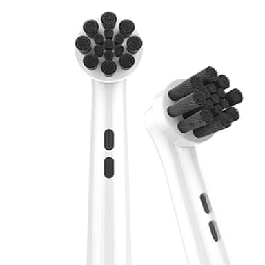 16-Pack erstatning tannbørstehoder Bamboo Charcoal Clean Flerfarget