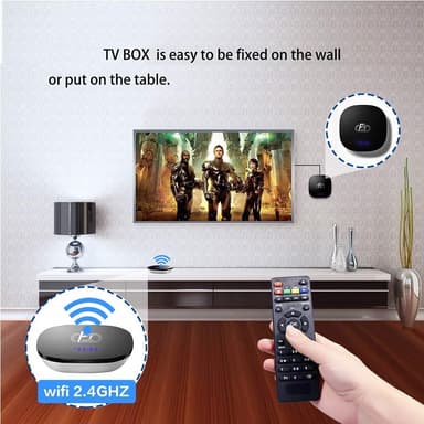 4K Android 8.1 Smart TV boks 2GB + 16GB