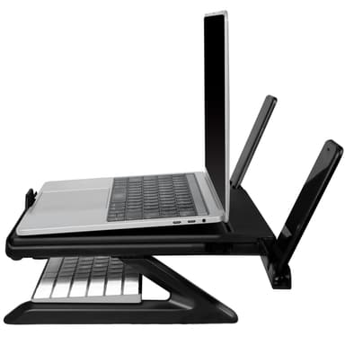 Sammenleggbart laptopstativ og høydejusterbart Sv
