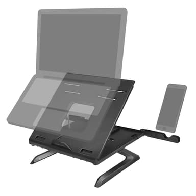Sammenleggbart laptopstativ og høydejusterbart Sv