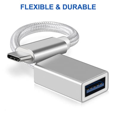 USB-C til USB 3.0-adapter Sølv