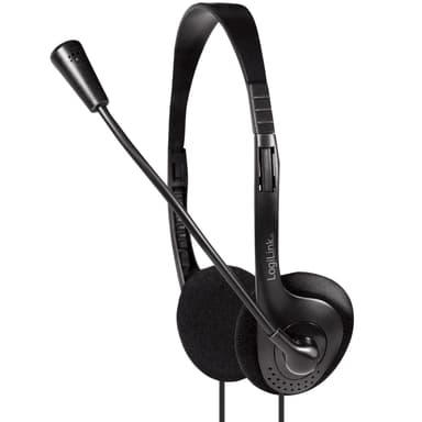 PC-headset Stereo med mikrofon 1x3,5mm-kontakt