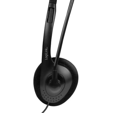 PC-headset Stereo med mikrofon 1x3,5mm-kontakt