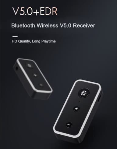 Bluetooth 5.0 mottaker / Aux biladapter