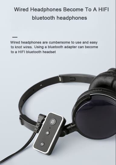 Bluetooth 5.0 mottaker / Aux biladapter