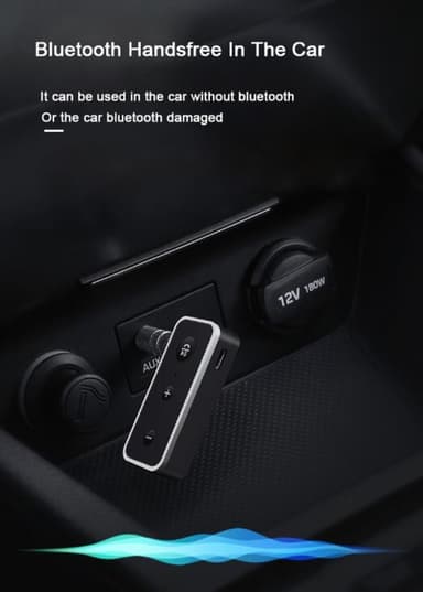 Bluetooth 5.0 mottaker / Aux biladapter