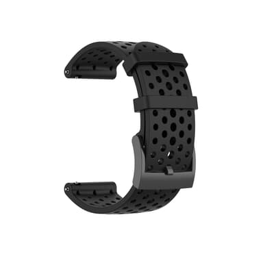 Reim til Suunto 7/9/9Baro/D5/Spartan/Fossil Nate/Q i svart silikon S