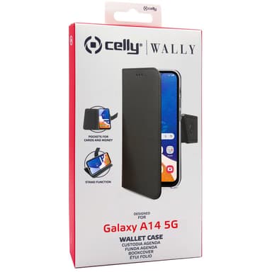 Lommebokveske Galaxy A14 5G Svart