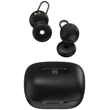 Ambient True Wireless Bluetooth-hodesett med åpent øre, svart