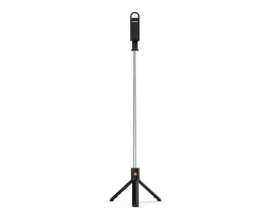 Selfiestick / mobil stativ med fjernkontroll og lampe