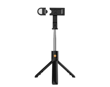 Selfiestick / mobil stativ med fjernkontroll og lampe