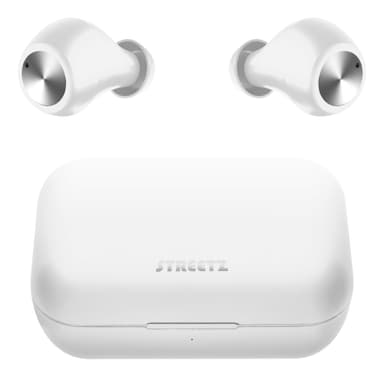 T210 TWS in-ear earbuds with charging case, TWS, white