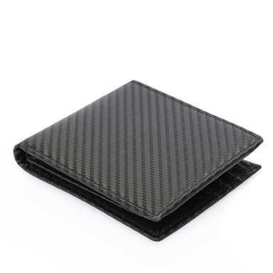 Lett lommebokkortholder RFID-blokkering Sort