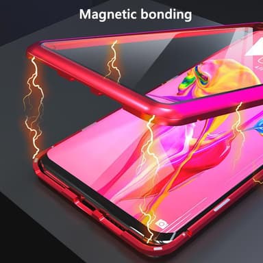 XiaoMi CC9 PRO skall dobbeltsidig glass Rødt