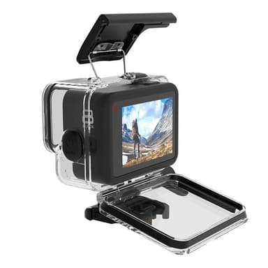 GoPro Hero 8 Svart vanntett deksel IP68, gjennomsiktig
