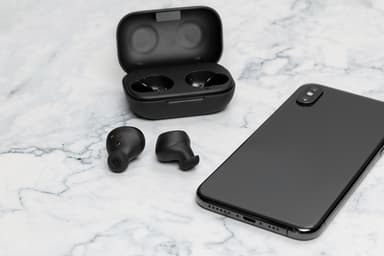 T210 TWS in-ear earbuds with charging case, TWS, black