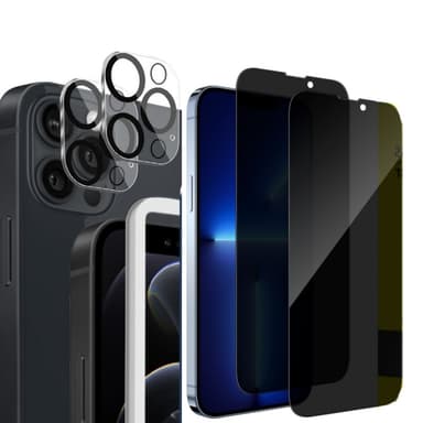 Personvernskjermbeskytter i herdet glass iPhone 13 Pro max