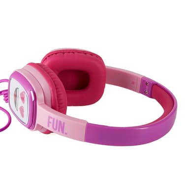 EMOJI Hodetelefon Flip'N'Switch Junior On-Ear Rosa 85dB