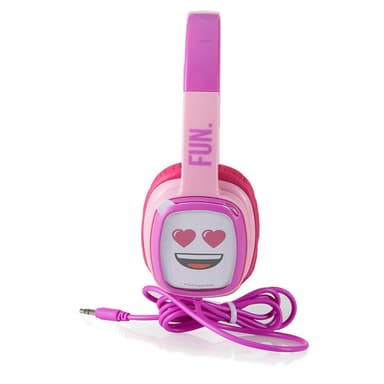 EMOJI Hodetelefon Flip'N'Switch Junior On-Ear Rosa 85dB