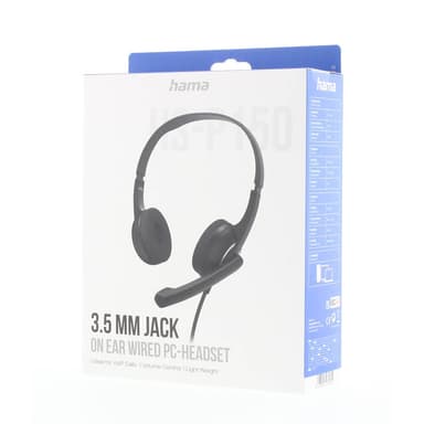 Headset PC Office Stereo On-Ear HS-P150 V2 Svart