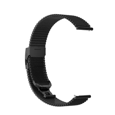 Garmin VivoActive 3 / Move / Forerunner (20 mm) armbånd Rustfritt stål Svart