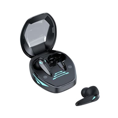 Trådløse hodetelefoner Bluetooth 5.3 Sort