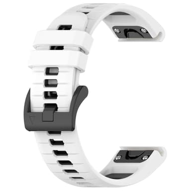 Hurtigutløsende horisontale linjer Tofarget armbåndsklokkerem for Garmin Fenix Flerfarget 20 mm