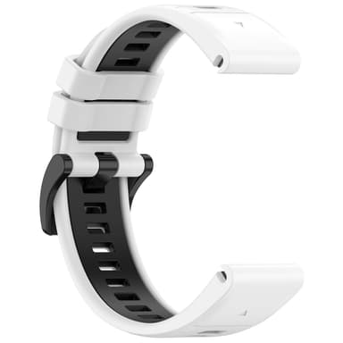Hurtigutløsende horisontale linjer Tofarget armbåndsklokkerem for Garmin Fenix Flerfarget 20 mm