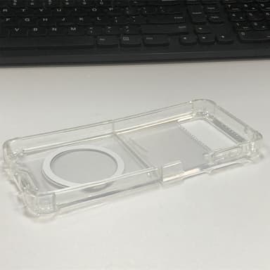 Mobiltelefondeksel støtte for trådløs lading Gjennomsiktig Samsung Galaxy Z Flip 3