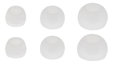 BT110 In-ear BT headphones, mic and control buttons, white