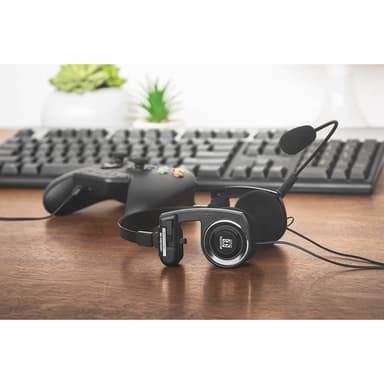 Hodetelefon PortaPro Kommunikasjonshodesett On-Ear Mic Svart