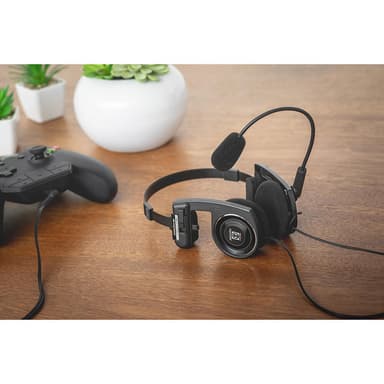 Hodetelefon PortaPro Kommunikasjonshodesett On-Ear Mic Svart