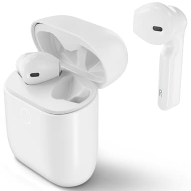 Ekte trådløs In-ear Hvit