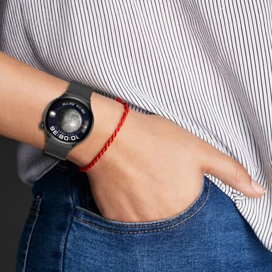 Sammenleggbar svart armbåndsklokkerem for Huawei Watch 4 Pro Sort