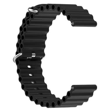 Smart Watch Band Watch-armbånd Sort 2.2 cm Samsung Galaxy Watch 3 (45mm) /Samsung SM-R800  (46mm)