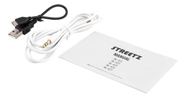 BT200 Foldable on-ear BT headset, 3.5 mm, white