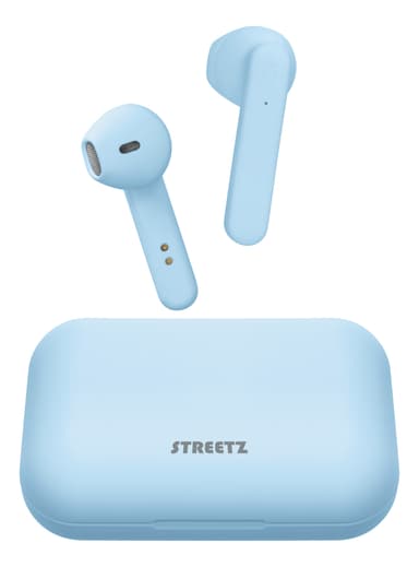 T110 TWS earbuds  charging case semiinear, blue