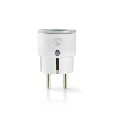 Nedis SmartLife Smart Plug | Wi-Fi | IP21 | Efektmåler | 2500 W | Jordet kontakt / Type F (CEE 7/7) | -10 - 40 °C | Android™ / IOS | Hvit | 1 stk
