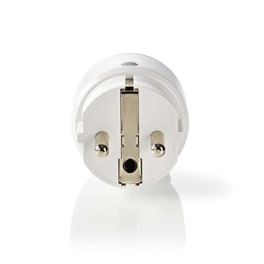 Nedis SmartLife Smart Plug | Wi-Fi | IP21 | Efektmåler | 2500 W | Jordet kontakt / Type F (CEE 7/7) | -10 - 40 °C | Android™ / IOS | Hvit | 1 stk