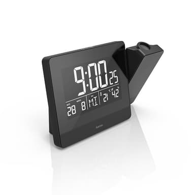 HAMA Vekkerklokke Projeksjon Plus Charge Svart