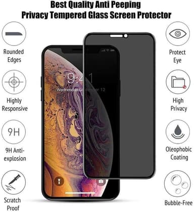 Skärmskydd med privacy-skydd till iPhone iPhone 13 Pro