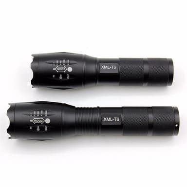 Ficklampa med Zoom, CREE XML-T6, 1000LM