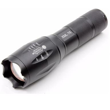 Ficklampa med Zoom, CREE XML-T6, 1000LM