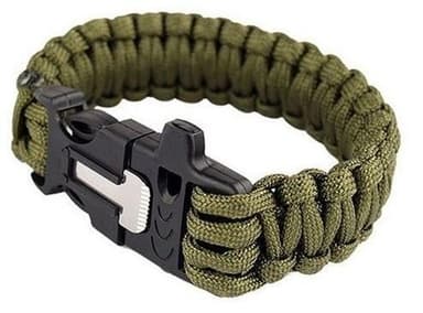 Survival Armbånd - Militærgrønt