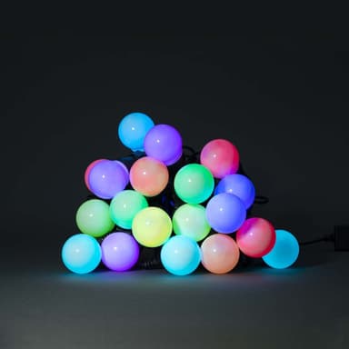 Nedis SmartLife Dekorative Lys | Party Lights | Wi-Fi | Hvit / RGB | 20 LED's | 10 m | Android™ | Pære diameter: 50 mm