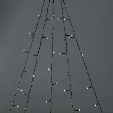 Nedis SmartLife Julelys | Tre | Wi-Fi | Varm Hvit | 200 LED's | 20.0 m | 5 x 4 m | Android™ / IOS