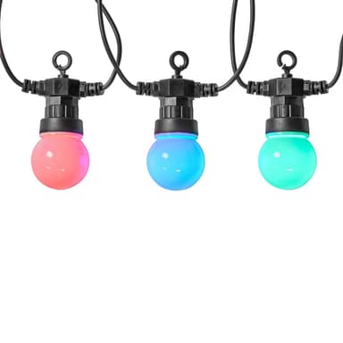 Nedis SmartLife Dekorative Lys | Party Lights | Wi-Fi | Hvit / RGB | 20 LED's | 10 m | Android™ | Pære diameter: 50 mm