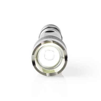 Nedis LED lommelykt | Batteri drevet | 4,5 V | 3 W | 2x AA | batterier følger med | Nominell lysfluks: 150 lm | Lysrekkevidde: 120 m | Strålevinkel: 46.1 ° | 10000 Omkoblingssykluser