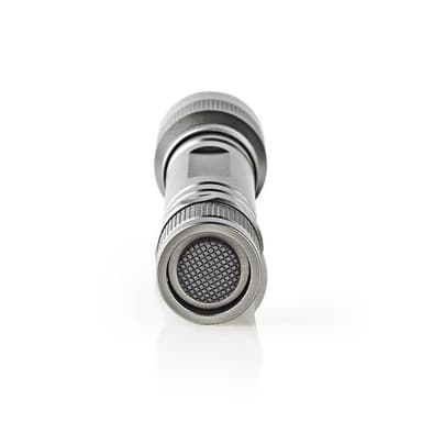 Nedis LED lommelykt | Batteri drevet | 4,5 V | 3 W | 2x AA | batterier følger med | Nominell lysfluks: 150 lm | Lysrekkevidde: 120 m | Strålevinkel: 46.1 ° | 10000 Omkoblingssykluser