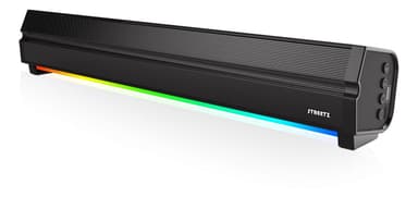 Streetz SB100 Bluetooth-lydplanke, RGB-lys, micro SD-spor